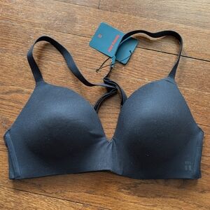 Tommy John Second Skin Lightly Lined Wireless Bra - Black - 34C NWT